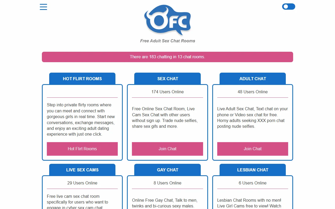 Screenshot of Onlinefreechat